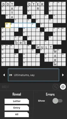 Crossword Puzzle Free android App screenshot 9